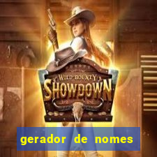 gerador de nomes para jogos